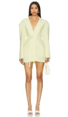 Norma Kamali X Revolve Oversized Jacket In Butter Yellow