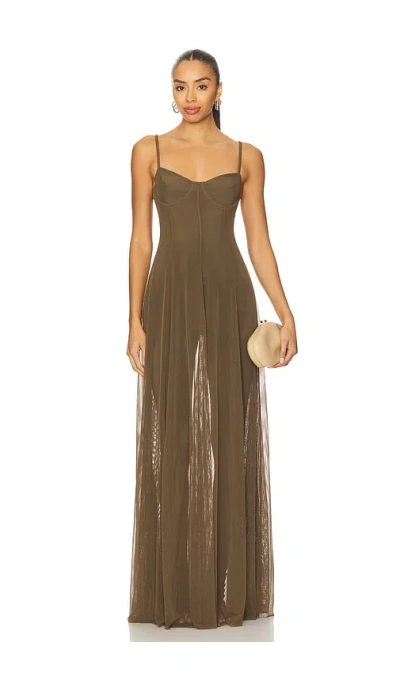 Norma Kamali É•¿è£™ Â€“ Æ·±é�'æ£•è‰². Å°ºç � Xs (also Â€“ L, M, S, Xxs). In Brown