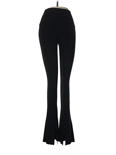 Pre-owned Norma Kamali Yoga Pants In Black