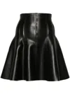 Shop Norma Kamali Minigonna Grace Svasata In Black