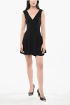 Normakamali Solid Color Flared Grace Dress Grösse Xs In Black