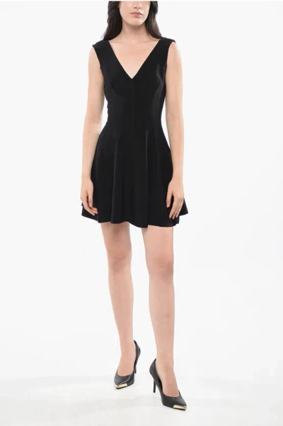 Normakamali Solid Color Flared Grace Dress Grösse Xs In Black