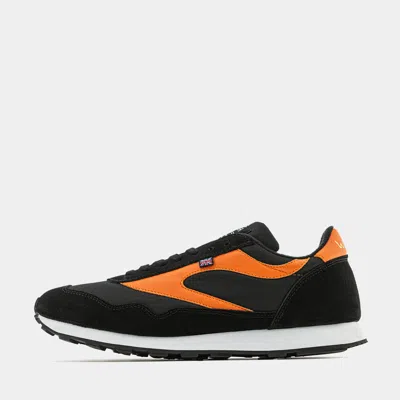 Norman Walsh Black Black Orange In Animal Print