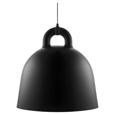Pre-owned Normann Copenhagen Bell Pendant Lamp Medium By Andreas Lund & Jacob Rudbeck In Black