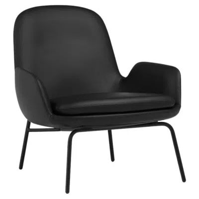 Pre-owned Normann Copenhagen Customizable  Era Lounge Chair Low By Simon Legald In Black