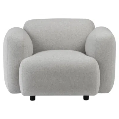 Pre-owned Normann Copenhagen Customizable  Swell Armchair By Jonas Wagell In Gray