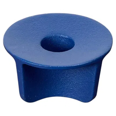Pre-owned Normann Copenhagen Danish Blue Cast Iron Candleholder From