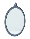 Normann Copenhagen Tivoli Ticket Mirror Large Mirror Blue Size - Glass, Steel