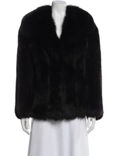 Pre-owned Normart's Furs Fur Coat In Black