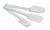 Norpro 3 Piece Plastic Spatula Set, White, Flexible & Durable In White