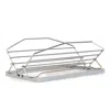 Norpro Adjustable Roast Rack, 11 Inch Nickel-plated, 7 Positions, Silver In Silver