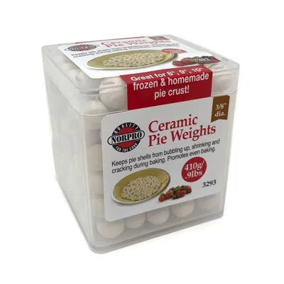 NORPRO CERAMIC PIE WEIGHTS WITH STORAGE CASE