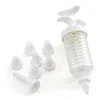 Norpro Cupcake Injector/decorating Icing Set, 9-piece, Stainless Steel Tips In White