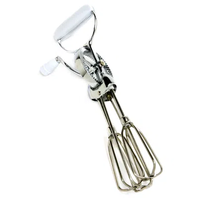 Norpro Egg Beater Classic Hand Crank Style, 12-inch Stainless Steel Mixer In Silver