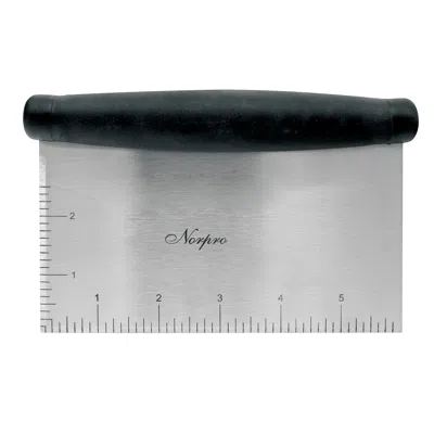 Norpro Grip Ez Stainless Steel Bench Scraper And Chopper In Silver