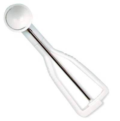 Norpro Ice Cream And Cookie Scoop - White Handle, Spring Action Release