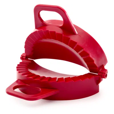 Norpro Large Dough And Dumpling Press For Turnovers, Calzones, Dumplings, And Pocket Sandwiches In Red