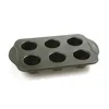 Norpro Nonstick Linking Popover Pan, Small, 6-well Mini Popover Tray In Black