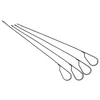 Norpro Nonstick Marshmallow/hot Dog Skewers, Set Of 4