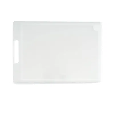 Norpro Professional 12-inch X 18-inch Cutting Board With Juice Groove, White