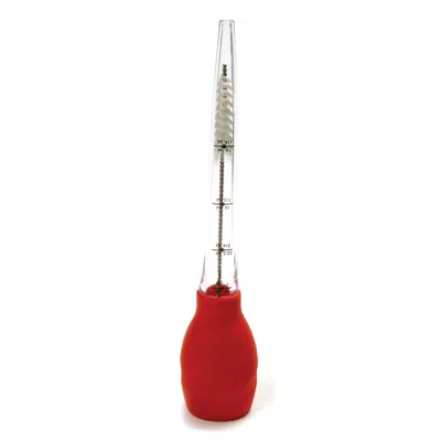 Norpro Silicone Stand Up Baster, 1 oz Capacity, Heat Resistant, Red