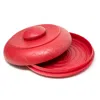 Norpro Sombrero Tortilla Warmer And Holder With Nonslip Bottom, Red In Red