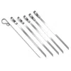 Norpro Stainless Stee 12.5-inch Flat Skewers, Set Of 6