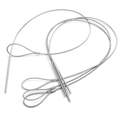 Norpro Stainless Steel Flexible Bbq Skewers, Set Of 4 In White