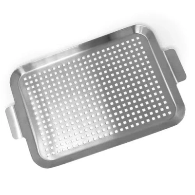 Norpro Stainless Steel Grid Grill In Silver