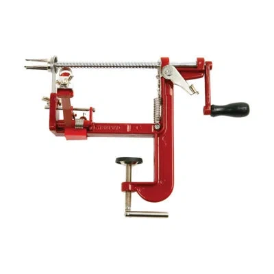 Norpro Stainless Steel Peeler In Red