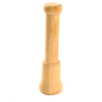 Norpro Tart Tamper, Wooden Dough Press For Mini Muffins And Tarts In Brown