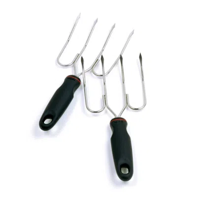 Norpro Turkey And Poultry Lifters, Set Of 2, Stainless Steel In Black