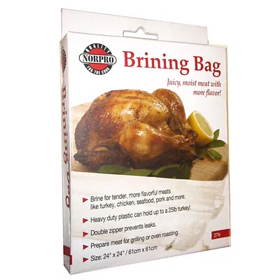 Norpro Turkey Brining Bag, 24 X 24 Inch, Holds Up To 25 Lb Turkey, Heavy Duty In Multi
