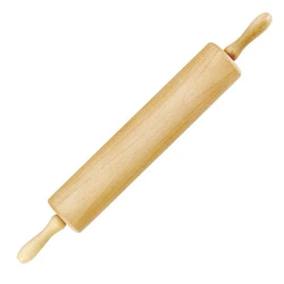 Norpro Wooden Rolling Pin, 13 Inch Hardwood Dough Roller In Neutral