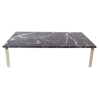 Pre-owned Norr11 Coffee Table, Man By  Made With Aluminum Frame, Marble Top From 2000s In Gray
