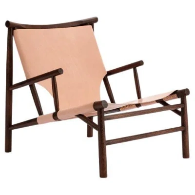Pre-owned Norr11 Contemporary Chair 'samurai' By , Dark Smoked & Nature In Brown