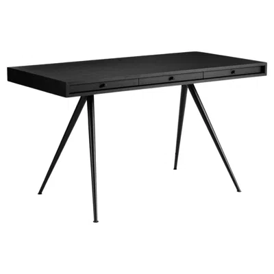 Pre-owned Norr11 Contemporary Desk 'jfk' By , Black Ash
