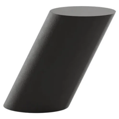 Pre-owned Norr11 Contemporary Side Table 'tilt' By , Earth In Black