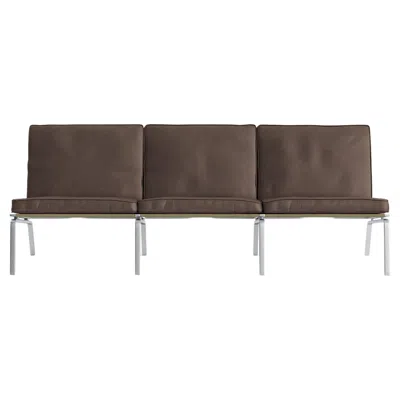 Pre-owned Norr11 Contemporary Sofa 'man' By , Three Seater, Dunes, Brown