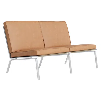 Pre-owned Norr11 Contemporary Sofa 'man' By , Two Seater, Dunes, Camel In Brown