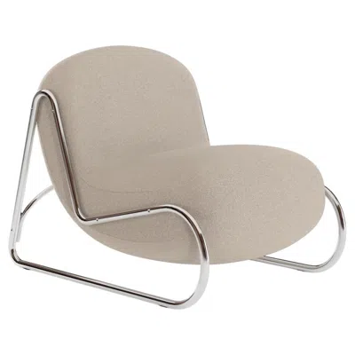 Pre-owned Norr11 Customizable  Boho Lounge Chair By Kristian Sofus Hansen & Tommy Hyldahl In Sand