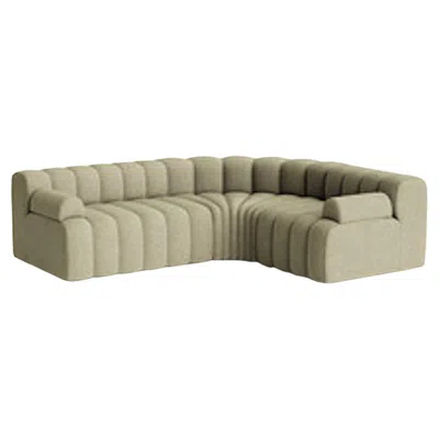 Pre-owned Norr11 Customizable  Studio Sofa Setup4 By Kristian Sofus Hansen & Tommy Hyldahl In Brown