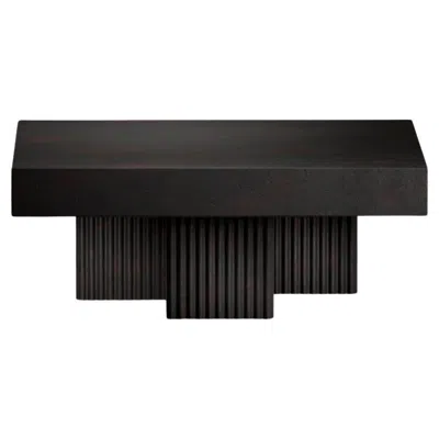 Pre-owned Norr11 'gear Square' Coffee Table By , Earth In Black