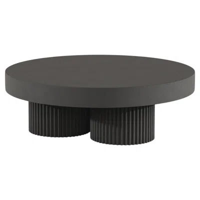 Pre-owned Norr11 'gear Table' By , Round, Earth In Black