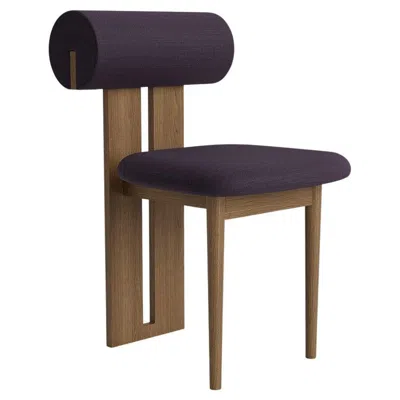 Pre-owned Norr11 'hippo' Chair By , Light Smoked Oak, Kvadrat Canvas 694 In Brown