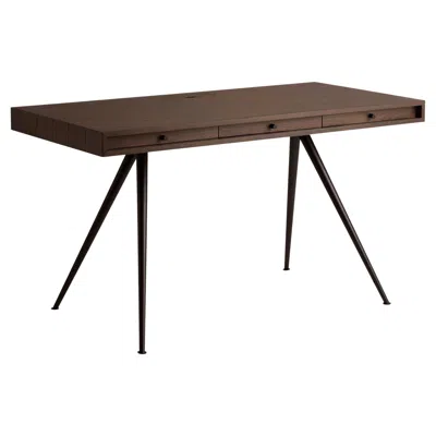 Pre-owned Norr11 Jfk Home Desk By Kristian Sofus Hansen & Tommy Hyldahl In Brown