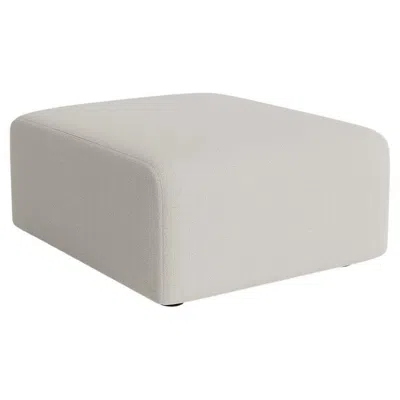 Pre-owned Norr11 Outdoor Ottoman 'studio' By , Modular Sofa, Classic, Whisper In Gray