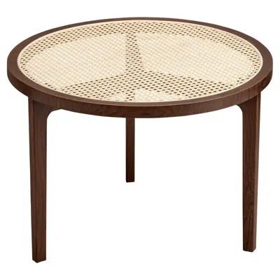 Pre-owned Norr11 Scandinavian Coffee Table 'le Roi' By , Dark Smoked Oak In Brown