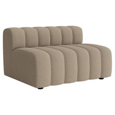 Pre-owned Norr11 'studio' Sofa By , Modular Sofa, Large Module, Coconut (outdoor) In Brown