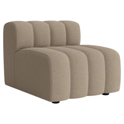 Pre-owned Norr11 'studio' Sofa By , Modular Sofa, Medium Module, Coconut (outdoor) In Brown